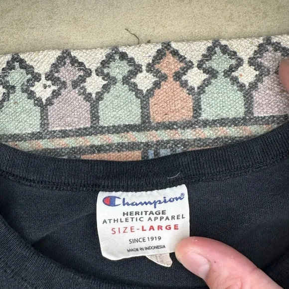 Vintage Champion Color-block Tshirt - Picture 3 of 5